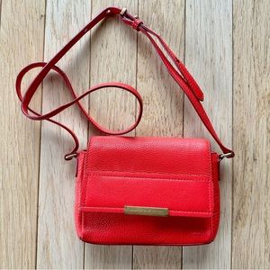 Marc Jacobs Red Leather Crossbody Bag